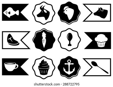 Vector Collection of Culinary, Cooking and Food Related Icons