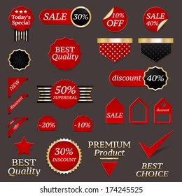 Vector collection of decorative design elements