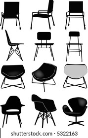 vector - collection of design chair