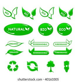 Vector Collection of Ecological Icons.