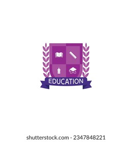 Vector collection of education logo template vector Illustration design