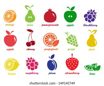 Vector Collection: Fruit Icons