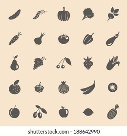 Vector Collection of Fruits and Vegetables