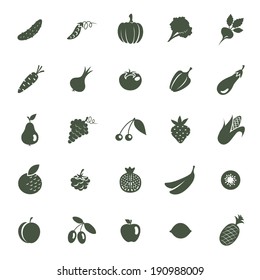Vector Collection of Fruits and Vegetables