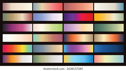 Vector collection gradients, chrome gradient set, colour gradients metallic gradients set, Gradients vibrant color big set swatches background Free Vector.eps
8