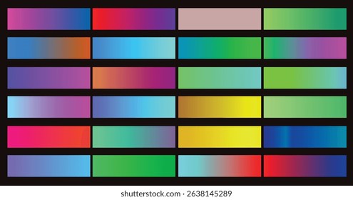 vibrant collection Free Vector
