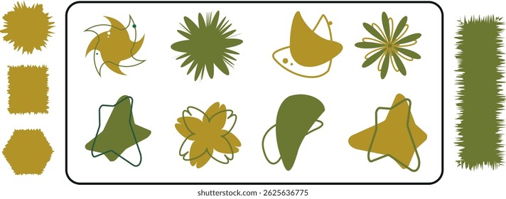 Vector Collection of Grunge Graphics: Street Art Scribbles, Pencil Strikes, and Emphasis Lines