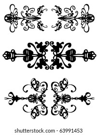 Vector collection of hand draw symbols