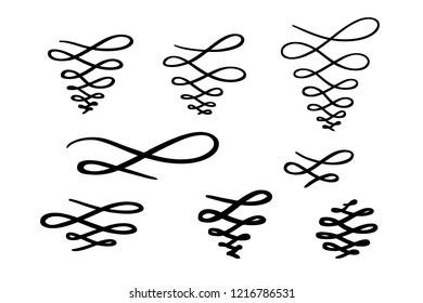 Vector collection of hand drawn design elements