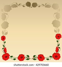 Vector Collection of Hand Drawn Poppy Flowers