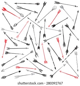 Vector collection hand-drawn arrows