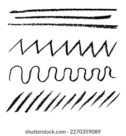 Tinta de colección de vectores textura de rayas dibujadas a mano, líneas, puntos, rayado, trazos y elementos de diseño gráfico abstracto