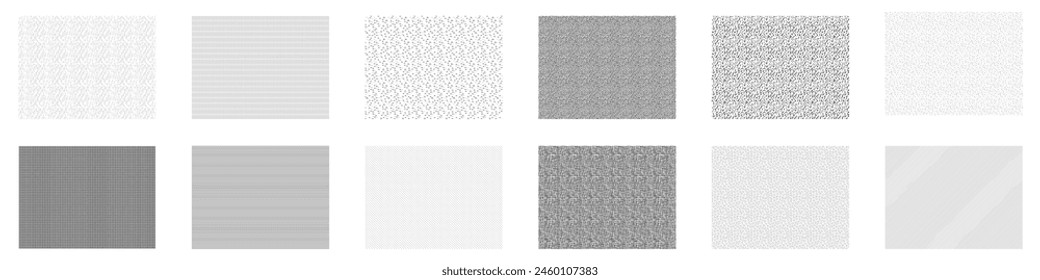 Vector collection ink hand drawn hatch texture, lines, points, hatching, strokes and abstract graphic design elements isolated on white background. eps 10