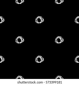 Vector collection ink hand drawn hatch texture, lines, points, hatching, strokes and abstract graphic design elements isolated on background. Seamless pattern.