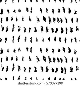 Vector collection ink hand drawn hatch texture, lines, points, hatching, strokes and abstract graphic design elements isolated on background. Seamless pattern.