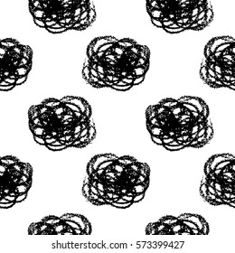 Vector collection ink hand drawn hatch texture, lines, points, hatching, strokes and abstract graphic design elements isolated on background. Seamless pattern.