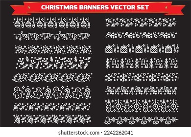 Vector collection of lace ornaments