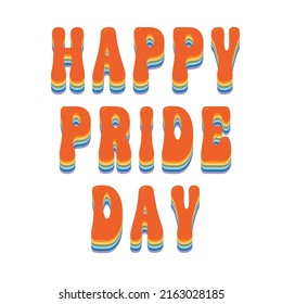 Vector collection of LGBTQ community symbols retro pride vibes with rainbow Pride month hand drawn concept Vector illustration