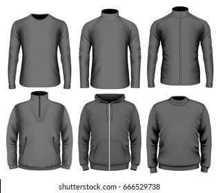 Vector collection of men clothes.