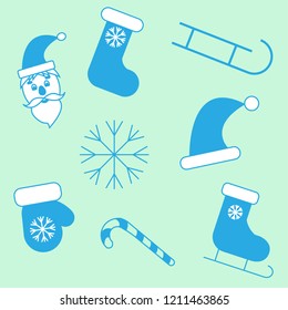 vector collection of new year symbol