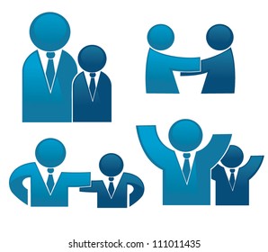 vector collection of office workers and business team