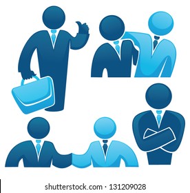 vector collection of office workers and business team