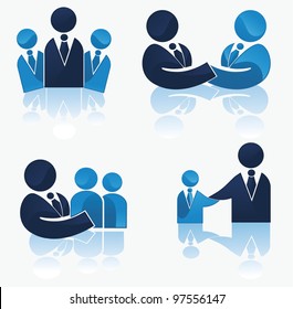 vector collection of office workers and business team