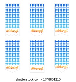 Vector collection of oktoberfest banners.