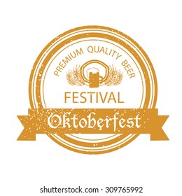 Vector Collection of Oktoberfest hand drawn logo templates. German festival logotypes. Vintage badges and icons. Hand sketched modern icons. Beer festival labels.