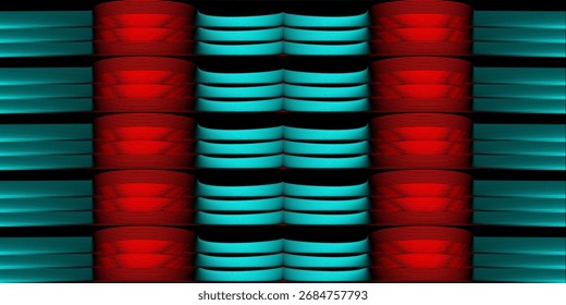 Vector collection of red metallic gradients, chrome christmas gradient set