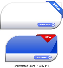 Vector collection of sale banners