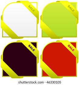 Colección de vectores de banners de venta