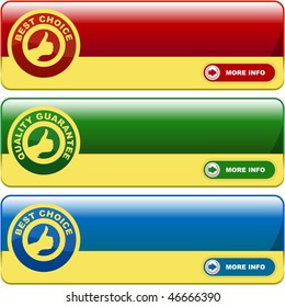 Vector collection of sale banners