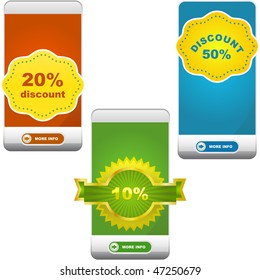 Vector collection of sale banners