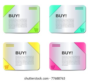 Vector collection of sale banners