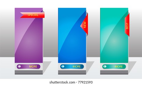 vector collection of sale banners