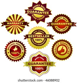 Vector collection of sale labels