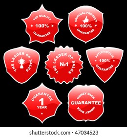 Vector collection of sale labels