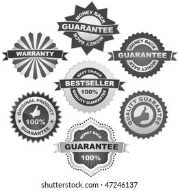 Vector collection of sale labels