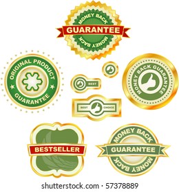 Vector collection of sale labels