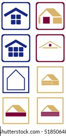 Vector collection of signs at home.