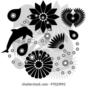 Vector collection of silhouettes