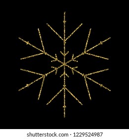 Vector Collection of snowflakes, Christmas decorations