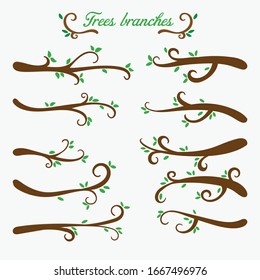 Colección vectorial de siluetas estilizadas