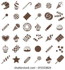 Vector collection of sweets