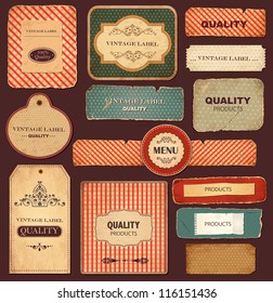 Vector Collection: Vintage And Retro Labels