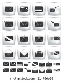 Vector collection web icon. Set pictogram