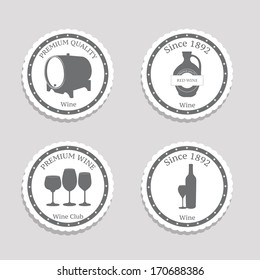 Vector collection of Wine Labels