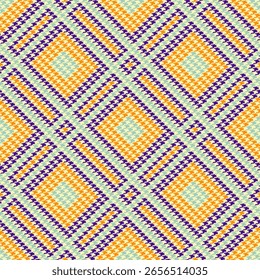 Vector - Coloful template of pied-de-poule seamless pattern.