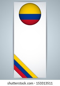 Vector - Colombia Country Set of Banners